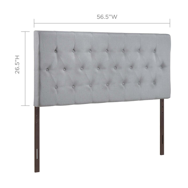 Modway Clique Full Headboard - Sky Gray | Headboards | Modishstore-6