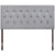 Modway Clique Full Headboard - Sky Gray | Headboards | Modishstore-4