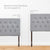 Modway Clique Full Headboard - Sky Gray | Headboards | Modishstore-2