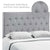 Modway Clique Full Headboard - Sky Gray | Headboards | Modishstore-7