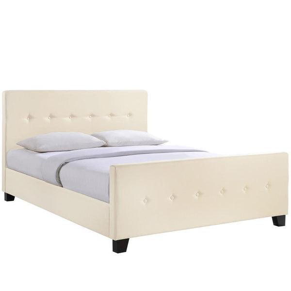 Modway Abigail Queen Bed - Ivory | Beds | Modishstore-3