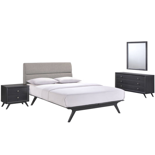 Modway Addison 4 Piece Queen Bedroom Set | Bedroom Sets | Modishstore-19