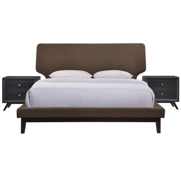 Modway Bethany 3 Piece Queen Bedroom Set | Bedroom Sets | Modishstore-3
