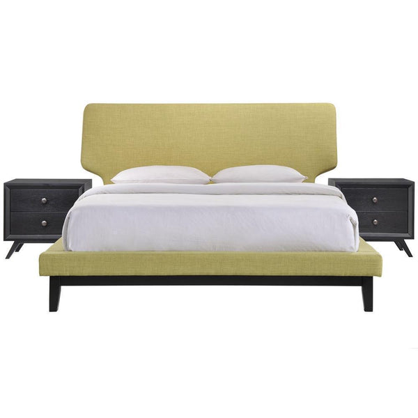 Modway Bethany 3 Piece Queen Bedroom Set | Bedroom Sets | Modishstore-7