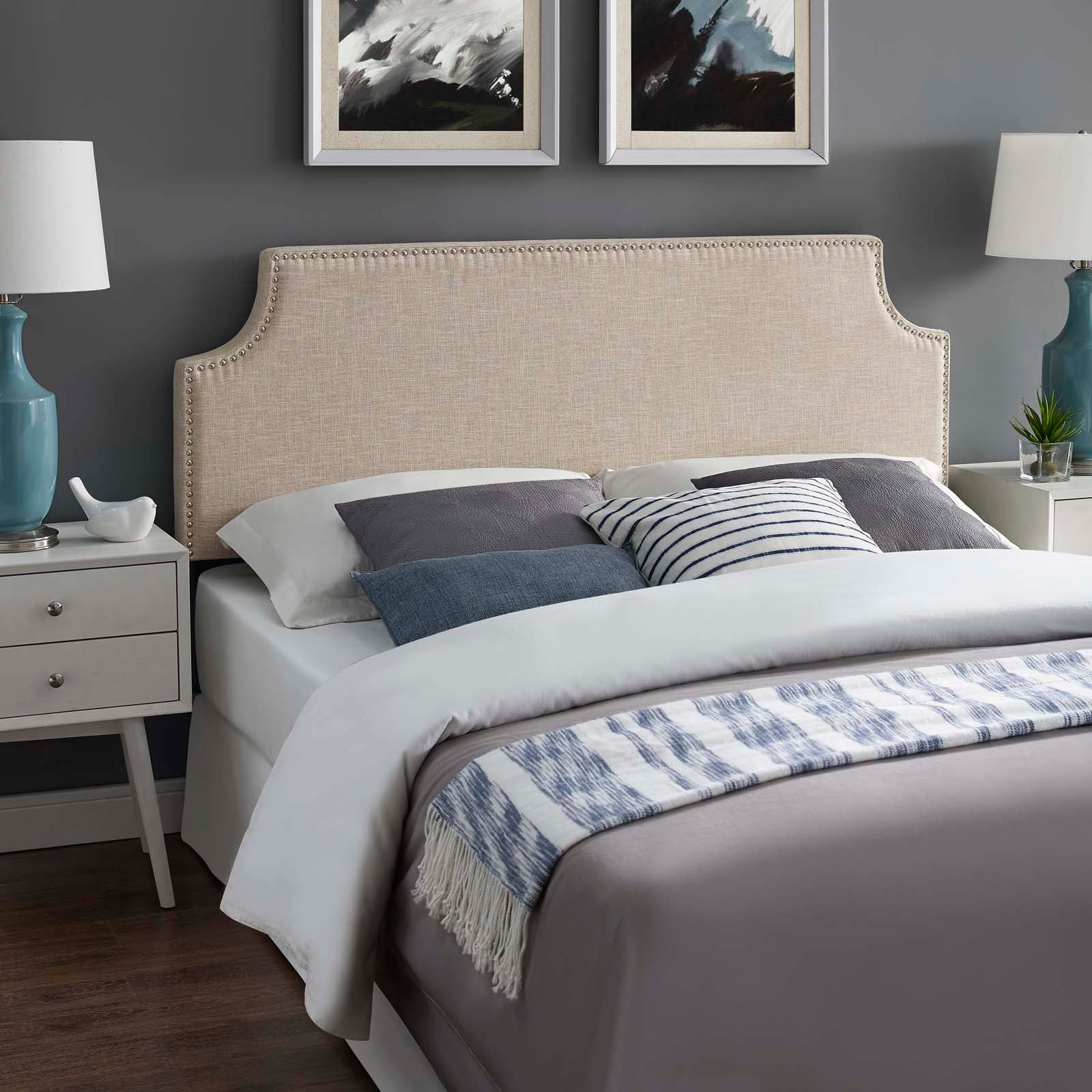 Modway Laura King Upholstered Fabric Headboard | Headboards | Modishstore