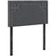 Modway Josie Twin Upholstered Fabric Headboard | Headboards | Modishstore-4