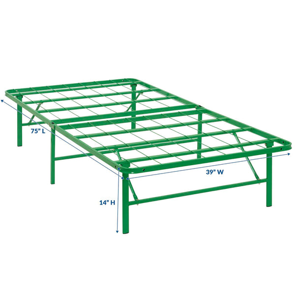 Modway Horizon Twin Stainless Steel Bed Frame | Beds | Modishstore-9