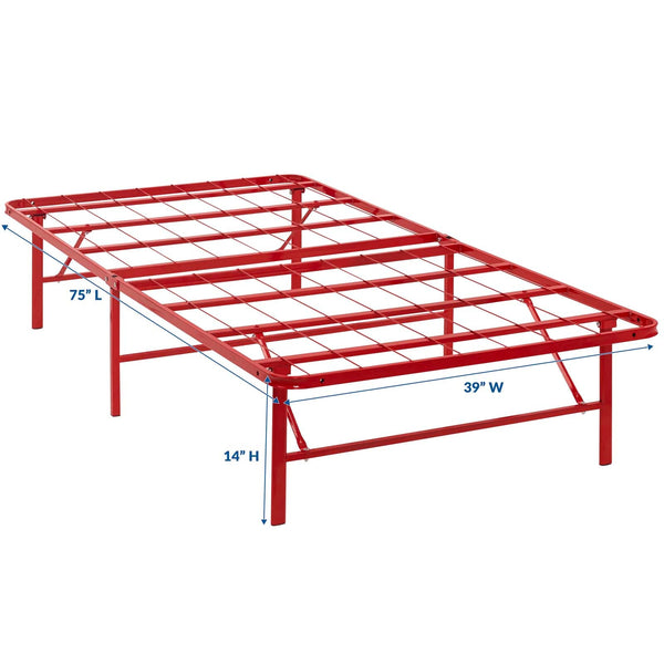 Modway Horizon Twin Stainless Steel Bed Frame | Beds | Modishstore-10