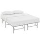 Modway Horizon Full Stainless Steel Bed Frame | Beds | Modishstore-13