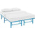 Modway Horizon Full Stainless Steel Bed Frame | Beds | Modishstore-20