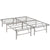 Modway Horizon Queen Stainless Steel Bed Frame | Beds | Modishstore-16