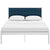 Modway Millie Full Fabric Bed - White Azure | Beds | Modishstore-3