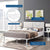 Modway Della King Vinyl Bed - White White | Beds | Modishstore-6