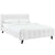 Modway Ophelia Queen Vinyl Bed - White | Beds | Modishstore-2