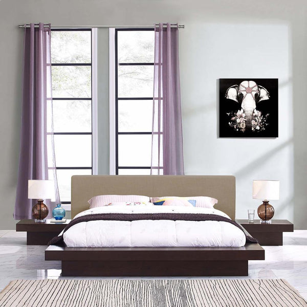 Modway Freja 3 Piece Queen Fabric Bedroom Set | Bedroom Sets | Modishstore-5
