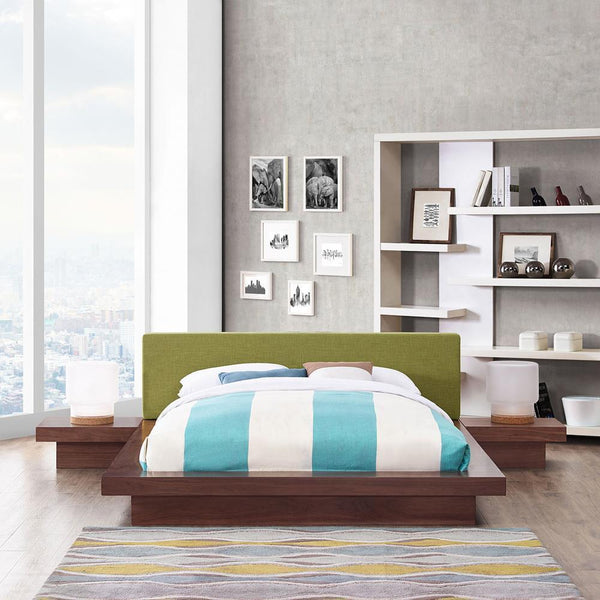 Modway Freja 3 Piece Queen Fabric Bedroom Set | Bedroom Sets | Modishstore-13