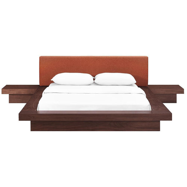 Modway Freja 3 Piece Queen Fabric Bedroom Set | Bedroom Sets | Modishstore-10