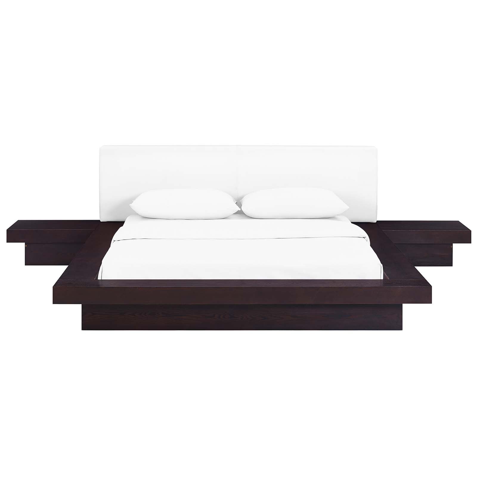 Modway Freja 3 Piece Queen Vinyl Bedroom Set | Bedroom Sets | Modishstore-6