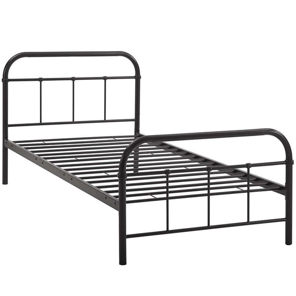 Modway Maisie Twin Stainless Steel Bed Frame | Beds | Modishstore-9