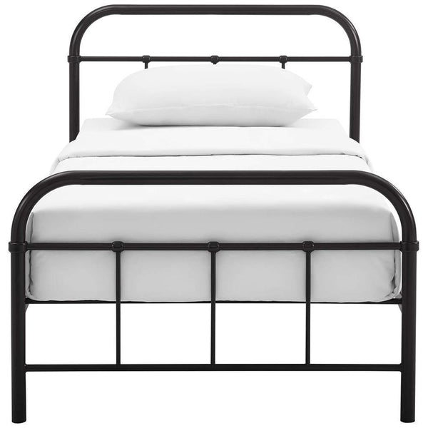 Modway Maisie Twin Stainless Steel Bed Frame | Beds | Modishstore-15