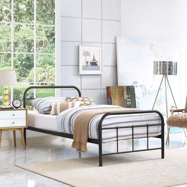 Modway Maisie Twin Stainless Steel Bed Frame | Beds | Modishstore-10