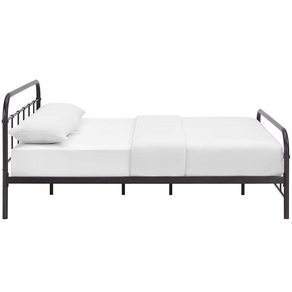 Modway Maisie Full Stainless Steel Bed Frame | Beds | Modishstore-8