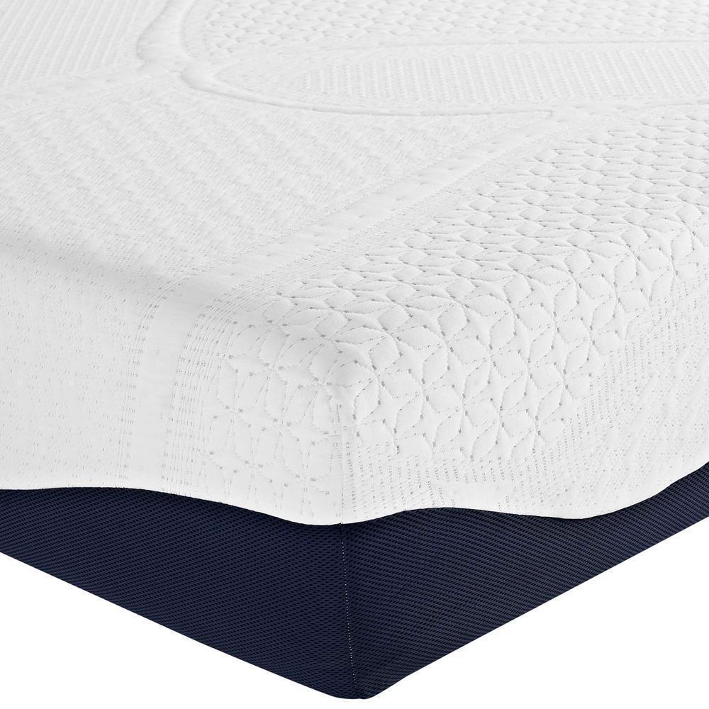 Modway Caroline 10" Twin Memory Foam Mattress - White | Mattresses | Modishstore-2