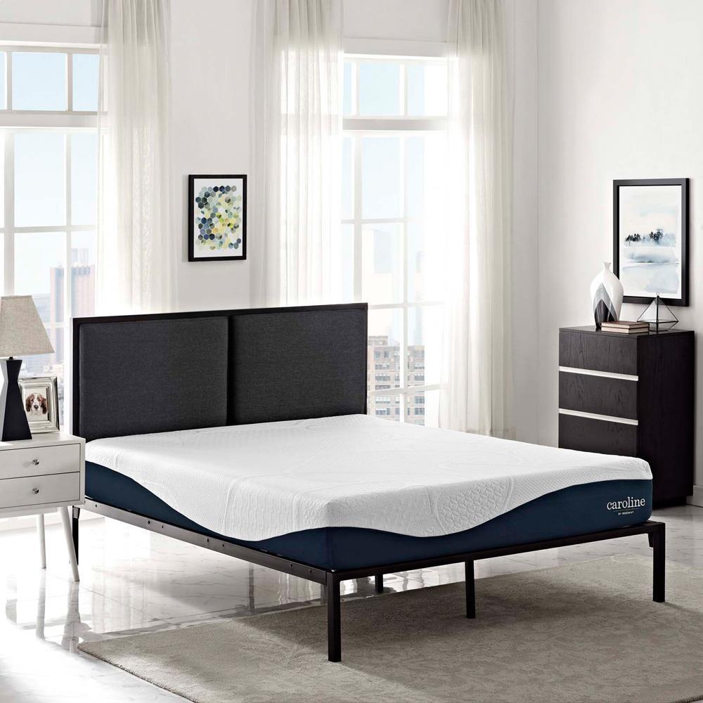 Modway Caroline 10" Queen Memory Foam Mattress - White | Mattresses | Modishstore-6
