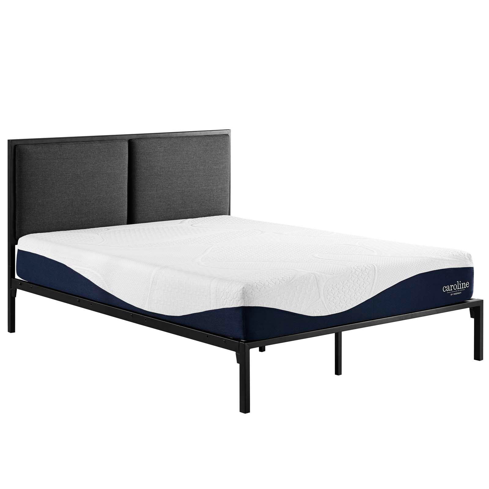 Modway Caroline 10" King Memory Foam Mattress - White | Mattresses | Modishstore-3