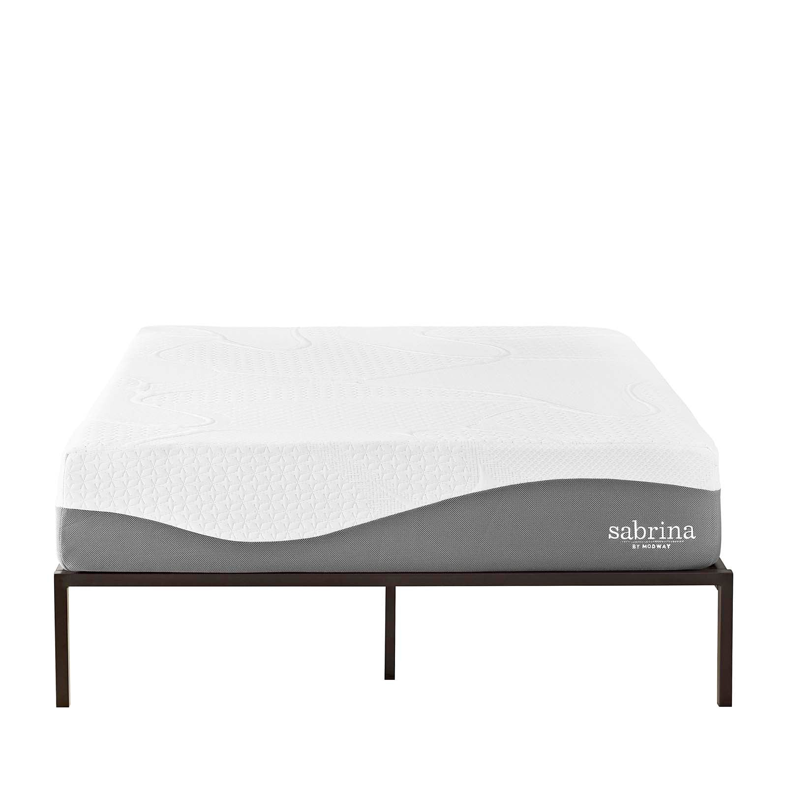 Modway Sabrina 12" Queen Memory Foam Mattress - White | Mattresses | Modishstore-6