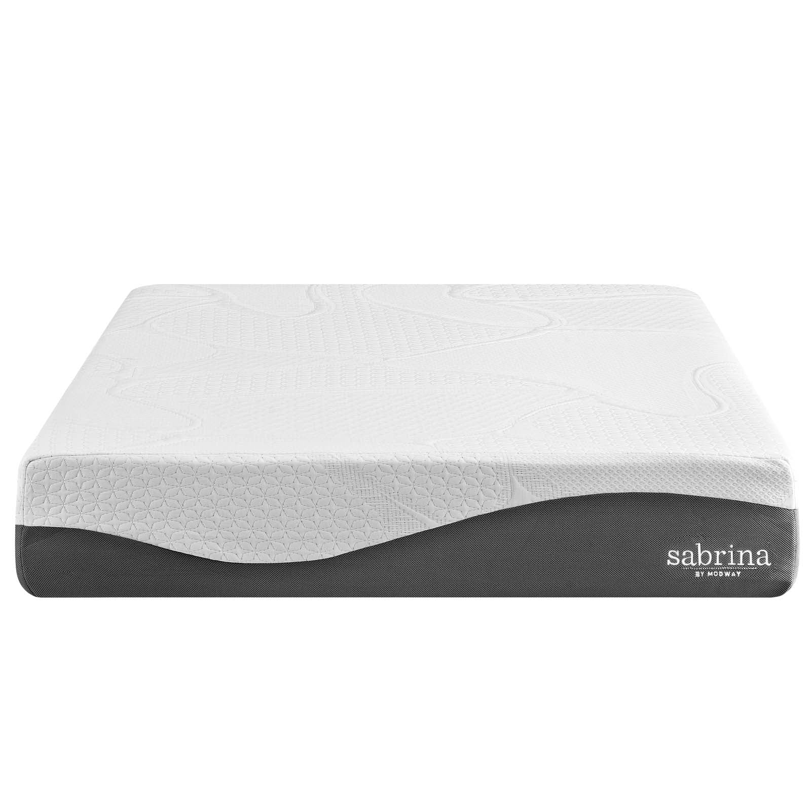 Modway Sabrina 12" Queen Memory Foam Mattress - White | Mattresses | Modishstore-4