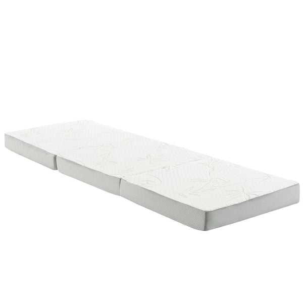 Modway Relax Tri-Fold Mattress - MOD-5780-WHI | Mattresses | Modishstore