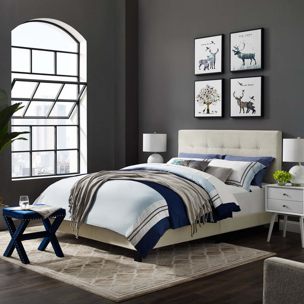 Modway Amira Queen Upholstered Velvet Bed | Beds | Modishstore-16