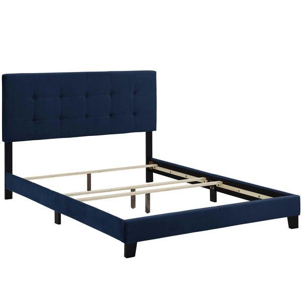 Modway Amira Queen Upholstered Velvet Bed | Beds | Modishstore-7