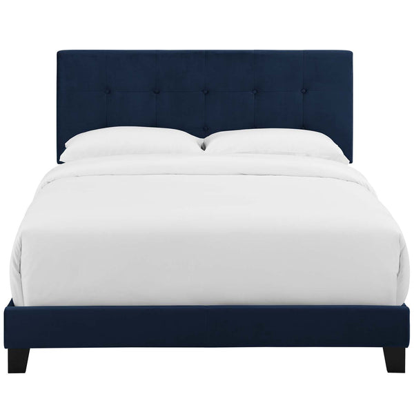 Modway Amira Queen Upholstered Velvet Bed | Beds | Modishstore-9