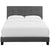 Modway Amira King Upholstered Velvet Bed | Beds | Modishstore-4