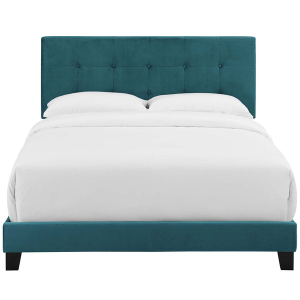 Modway Amira King Upholstered Velvet Bed | Beds | Modishstore-19