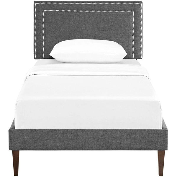 Modway Virginia Twin Fabric Platform Bed | Beds | Modishstore-7