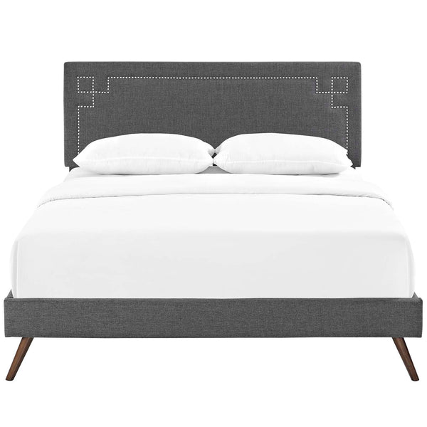 Modway Ruthie Queen Fabric Platform Bed | Beds | Modishstore-5