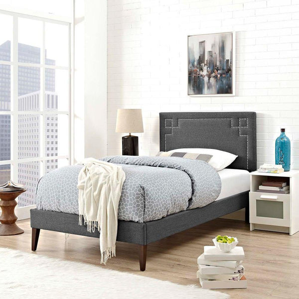 Modway Ruthie Twin Fabric Platform Bed | Beds | Modishstore-10