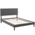 Modway Macie King Fabric Platform Bed | Beds | Modishstore-3