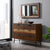 Modway Arwen Rustic Wood Dresser Walnut | Dressers | Modishstore