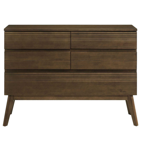 Modway Everly Wood Dresser Walnut | Dressers | Modishstore-4