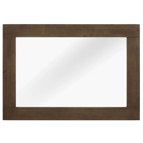 Modway Everly Wood Frame Mirror Walnut | Mirrors | Modishstore-3