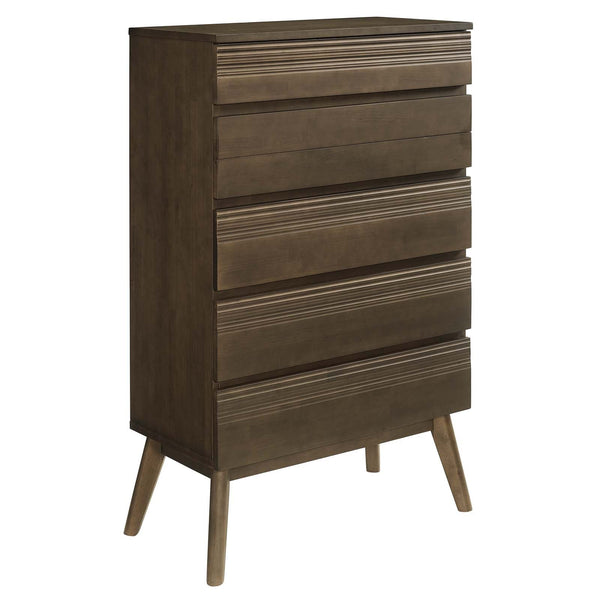 Modway Everly Wood Chest Walnut | Drawers | Modishstore