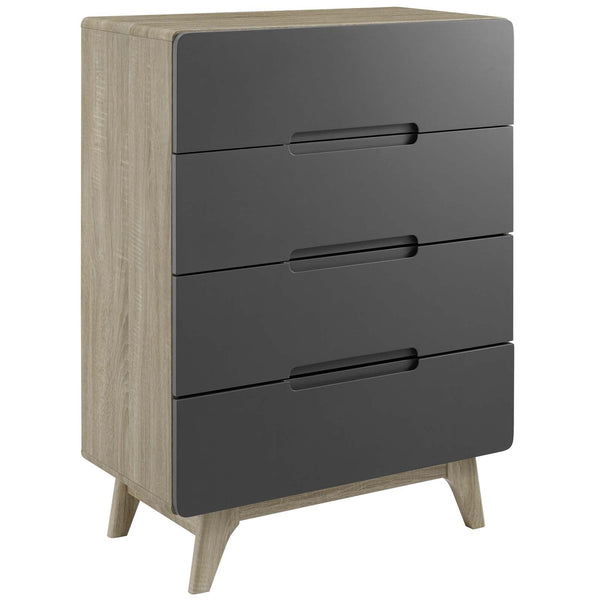 Modway Origin Four-Drawer Chest or Stand Natural Gray | Drawers | Modishstore-9