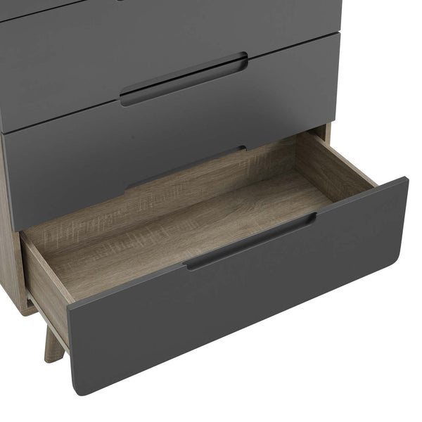Modway Origin Four-Drawer Chest or Stand Natural Gray | Drawers | Modishstore-10