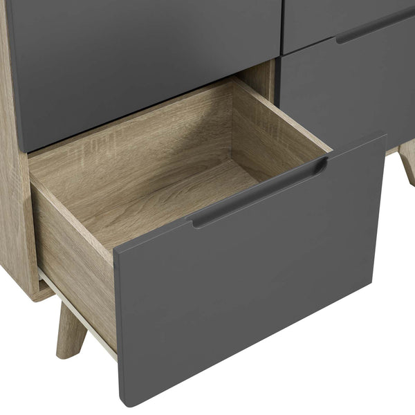 Modway Origin Wood Wardrobe Cabinet Natural Gray | Armoires & Wardrobes | Modishstore-5