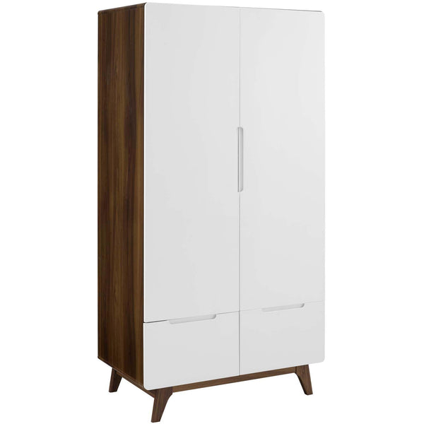 Modway Origin Wood Wardrobe Cabinet Natural Gray | Armoires & Wardrobes | Modishstore-9