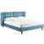 Modway Makenna Queen Upholstered Velvet Platform Bed | Beds | Modishstore-8